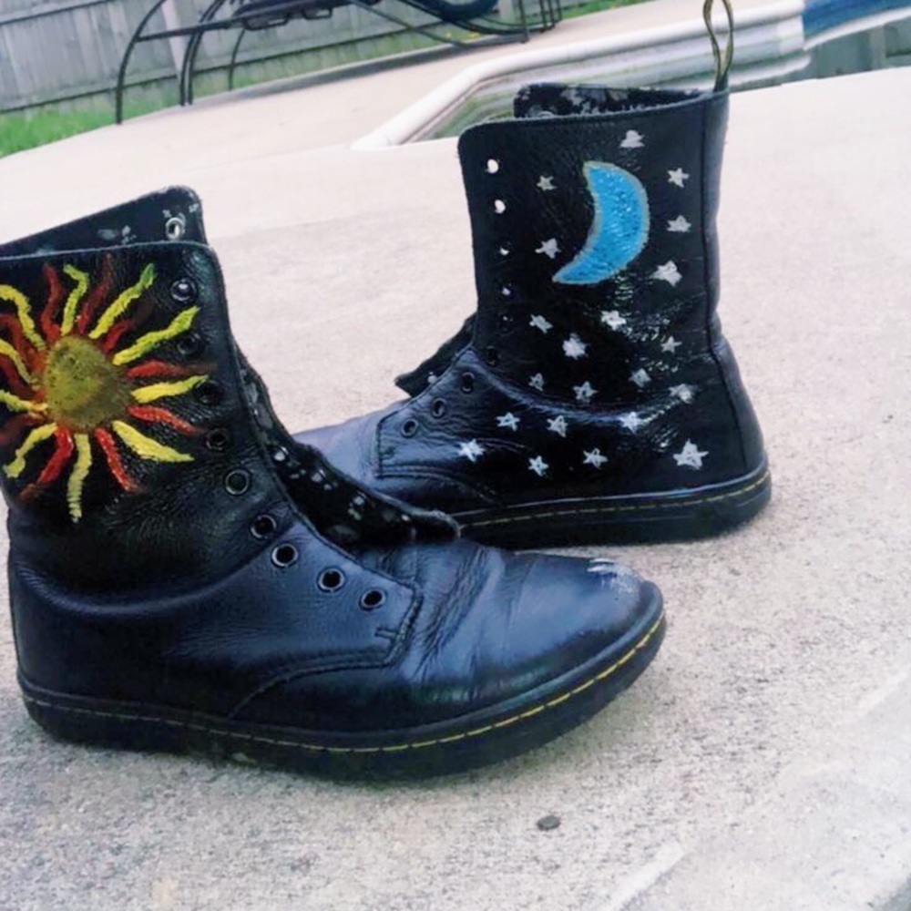 Hand Painted Doc Martens
